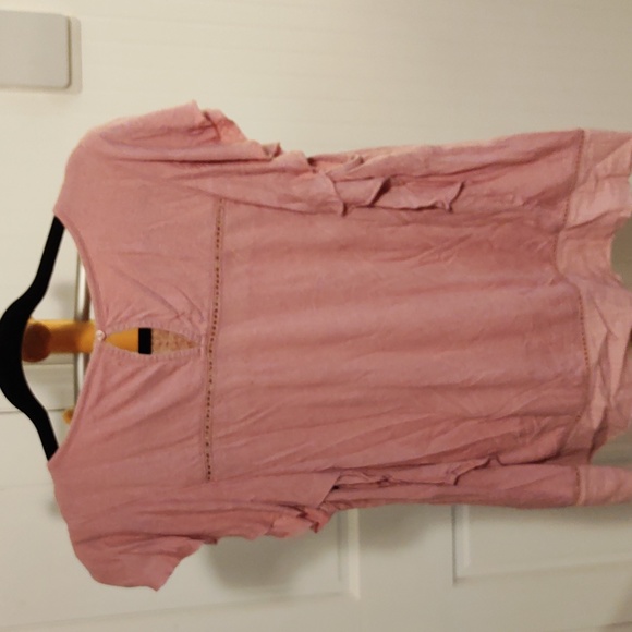Lucky Brand pink boho top - Picture 6 of 7